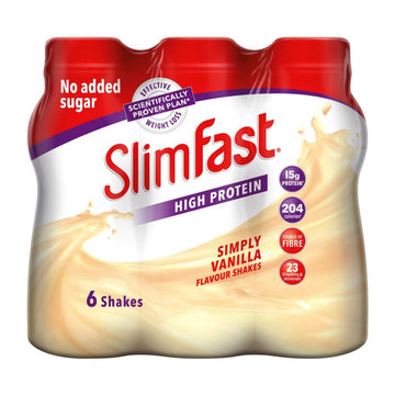 Simply Vanilla Milkshake - 6 X 325Ml (1.95L)